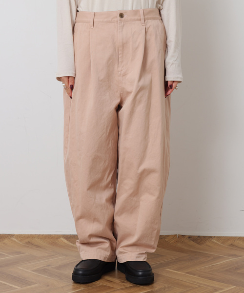 JOURNAL STANDARD LUXE(ジャーナルスタンダード ラックス)の「ヴィンテージツイル タックパンツ(その他パンツ・レディース・ホワイト系その他/ピンク系その他・MEDIUM/SMALL)」の22枚目の写真