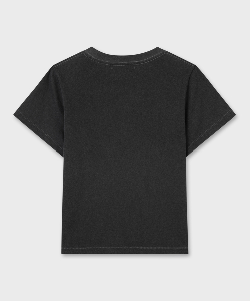 PLAC WOMEN（プレイス・ウィメン）の「グラフィックピグメントTシャツ 3カラー（Tシャツ/カットソー・レディース・ピンク/ホワイト・MEDIUM/SMALL）」の5枚目の写真