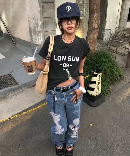 PLAC WOMEN（プレイス・ウィメン）の「グラフィックピグメントTシャツ 3カラー（Tシャツ/カットソー・レディース・ピンク/ホワイト・MEDIUM/SMALL）」の11枚目の写真