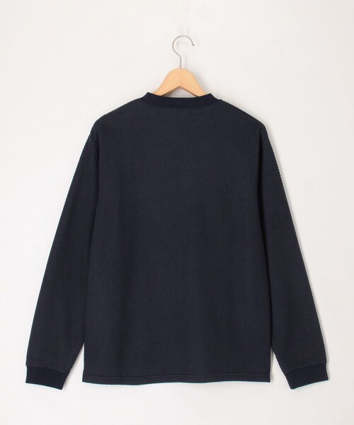 NOLLEY'S LIGHT(ノーリーズライト)の「カノコダブルフェイス ロングスリーブT(Tシャツ/カットソー・メンズ・ライトグレー/ネイビー/オフホワイト・L/M)」の7枚目の写真
