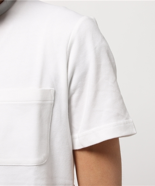 WEGO（ウィゴー）の「WEGO/ヘビーコットンポケットTシャツ（Tシャツ/カットソー・メンズ・ピンク/ホワイト/サックスブルー/ネイビー・LARGE/SMALL/MEDIUM）」の8枚目の写真