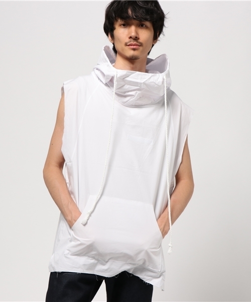 DANKE SCHON(ダンケシェーン)の「DankeSchon/ダンケシェーン/Patch N/S Hoodie(パーカー・メンズ・ブラック/カーキ/ホワイト・FREE)」の1枚目の写真