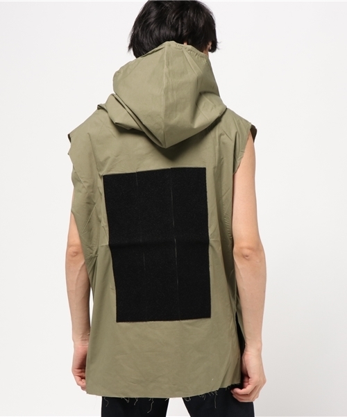 DANKE SCHON(ダンケシェーン)の「DankeSchon/ダンケシェーン/Patch N/S Hoodie(パーカー・メンズ・ブラック/カーキ/ホワイト・FREE)」の13枚目の写真