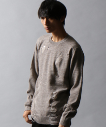 5351 POUR LES HOMMES | ｱﾙﾊﾟｶｳｰﾙﾀﾞﾒｰｼﾞﾆｯﾄ(ニット/セーター)