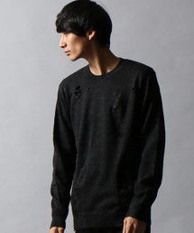 5351 POUR LES HOMMES | ｱﾙﾊﾟｶｳｰﾙﾀﾞﾒｰｼﾞﾆｯﾄ(ニット/セーター)