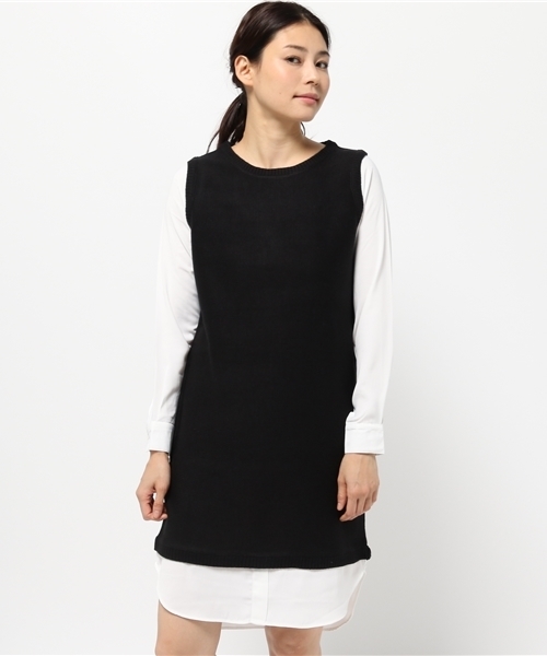 Murua ムルーア の シャツレイヤード ワンピース Wear