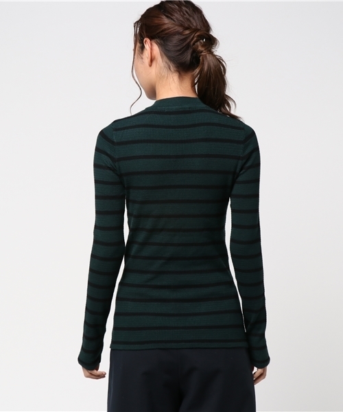 SLY（スライ）の「ストレッチサーマル HG ロンT（ニット/セーター・レディース・ブラック/オフホワイト/ホワイト系その他2/オレンジ系その他/グリーン系その他・1/2）」の8枚目の写真