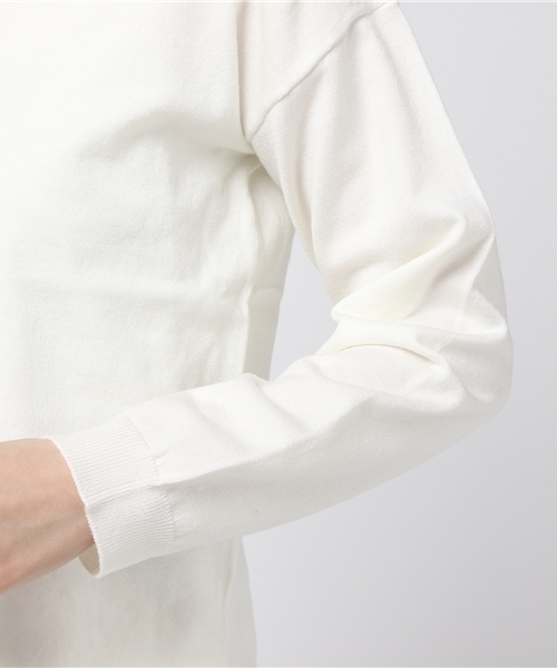 laboratory work(ラボラトリーワーク)の「綿混レースレイヤードツインセット(ニット/セーター・レディース・ライトグリーン/オフホワイト/ピンクベージュ・MEDIUM)」の18枚目の写真