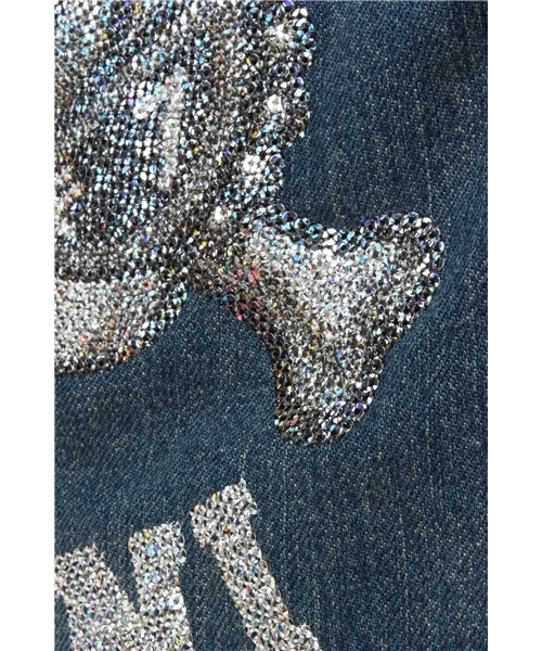 HYSTERIC MINI（ヒステリックミニ）の「HDY SKULL プレミアムGジャン（デニムジャケット・キッズ・インディゴブルー・110/120）」の8枚目の写真