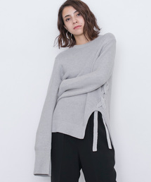 STUDIOUS | STUDIOUS HIGH サイドレースアップニット(ニット/セーター)