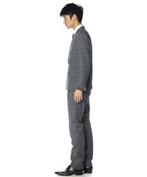 ユナイテッドアローズ UNITED ARROWS ダブル セットアップ スーツ ワイドストライプ ダブル 6ボタン スーツ MC‐MODEL ヨコストレッチ