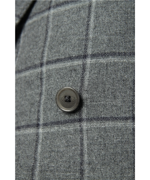 ユナイテッドアローズ　セットアップ　スーツ　ダブルジャケット　ラムウール　羊毛 MARZOTTO/アムンゼン 4ボタン ダブル テーラードジャケット R―MODEL