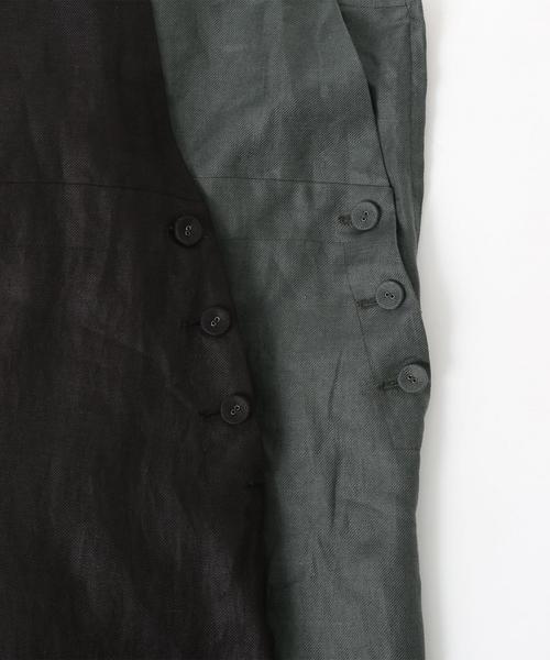 ビューティーアンドユース リネンツイルサロペット 黒 BEAUTY&YOUTH UNITED ARROWS（ビューティーアンドユース