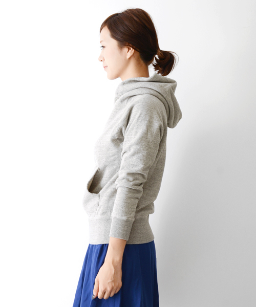 URBAN RESEARCH DOORS WOMENS（アーバンリサーチ ドアーズ ウィメンズ）の「DOORS スウェットプルオーバーパーカー（パーカー・レディース・杢グレー/ネイビー/オフホワイト・FREE）」の8枚目の写真