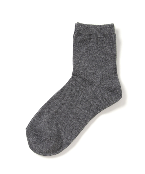 WEGO（ウィゴー）の「WEGO/無地ソックス（ソックス/靴下・レディース・ブラウン/レッド/ダークグリーン/ワイン/ホワイト/パープル/ブラック/ライトグレー/マスタード/ブルー/ダークグレー/キャメル/ネイビー/ブルー系その他・FREE）」の4枚目の写真