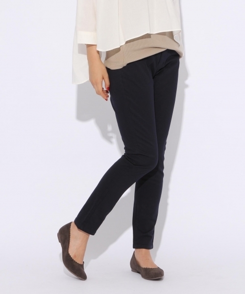 niko and...(ニコアンド)の「裏起毛NEWスリムパンツ(その他パンツ・レディース・ブラック/ネイビー/カーキ/アイボリー・1/2/3/4)」の4枚目の写真