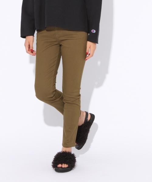 niko and...(ニコアンド)の「裏起毛NEWスリムパンツ(その他パンツ・レディース・ブラック/ネイビー/カーキ/アイボリー・1/2/3/4)」の3枚目の写真