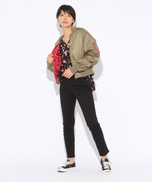 niko and...(ニコアンド)の「裏起毛NEWスリムパンツ(その他パンツ・レディース・ブラック/ネイビー/カーキ/アイボリー・1/2/3/4)」の14枚目の写真