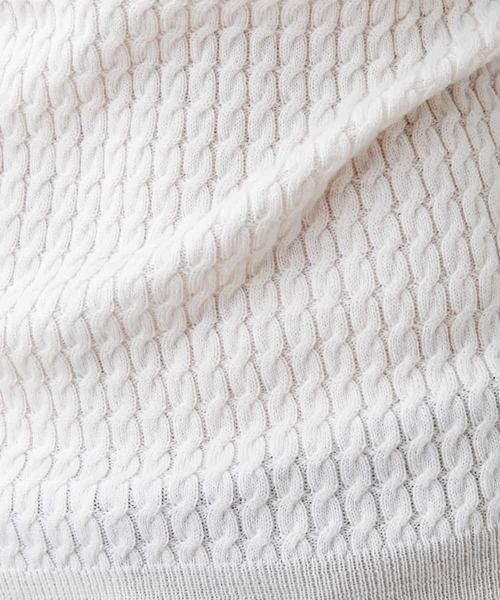 MICHEL KLEIN HOMME   （ミッシェルクランオム）の「VICTORIA タートルニット（ニット/セーター・メンズ・ブラック/オフホワイト/ブルー・MEDIUM/LARGE/X-LARGE）」の10枚目の写真