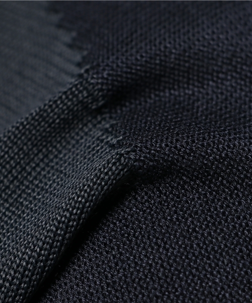 WRAPINKNOT（ラッピンノット）の「【WRAPINKNOT】プレーンニット（ニット/セーター・メンズ・ブラック/カーキ・2/3）」の3枚目の写真