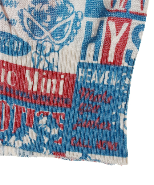 HYSTERIC MINI（ヒステリックミニ）の「SUPER MINI GIRL 総柄 ロングカーディガン（カーディガン/ボレロ・キッズ・ブラック/ブルー・100/120）」の5枚目の写真