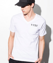 1PIU1UGUALE3 RELAX | 1PIU1UGUALE3 RELAX(ウノピゥウノウグァーレトレ)デザインプリントポケット付Tシャツ(Tシャツ/カットソー)