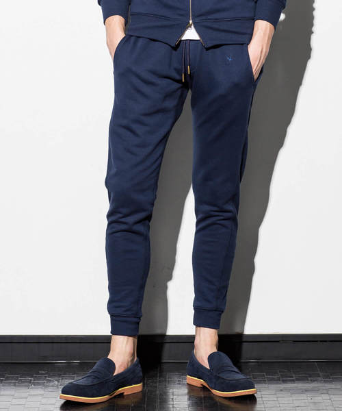 1PIU1UGUALE3  RELAX （ウノピゥウノウグァーレトレ リラックス）の「1PIU1UGUALE3 RELAX(ウノピゥウノウグァーレトレ)スウェットジョガーパンツ（その他パンツ・メンズ・ブラック/グレー/ネイビー・LARGE/MEDIUM/SMALL/X-LARGE）」の3枚目の写真