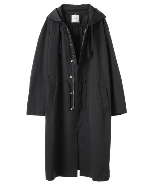 CLANE（クラネ）の「ORVER SIZE MODS COAT（モッズコート・メンズ・ブラック/カーキ・1/2）」の5枚目の写真