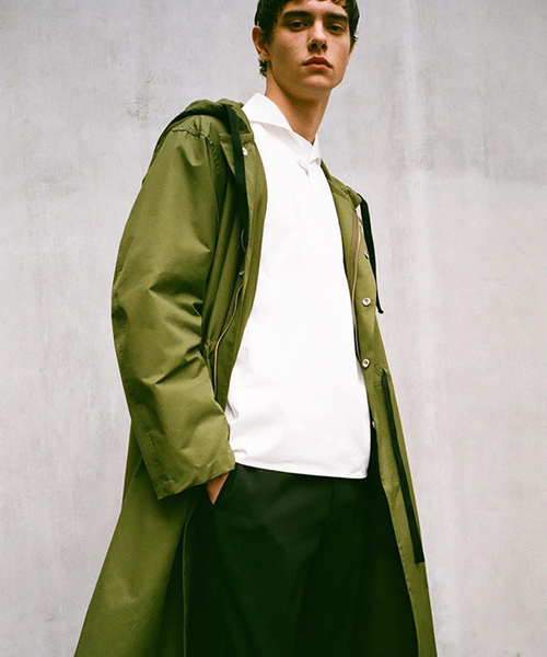 CLANE（クラネ）の「ORVER SIZE MODS COAT（モッズコート・メンズ・ブラック/カーキ・1/2）」の7枚目の写真