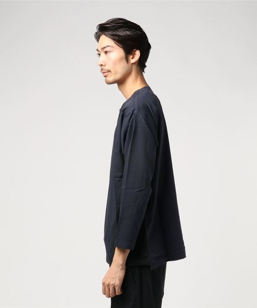 MinoriTY（マイノリティ）の「ブロッキングTRプルオーバーシャツ（シャツ/ブラウス・メンズ・ブラック×グレー/グレー系その他/ブルー系その他・M/L）」の4枚目の写真