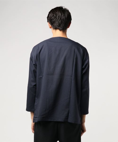 MinoriTY（マイノリティ）の「ブロッキングTRプルオーバーシャツ（シャツ/ブラウス・メンズ・ブラック×グレー/グレー系その他/ブルー系その他・M/L）」の5枚目の写真