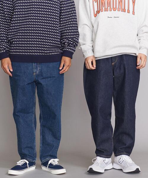 BEAUTY&YOUTH UNITED ARROWS（ビューティーアンドユースユナイテッドアローズ）の「【WEB限定】 by ワイド テーパード デニムパンツ（デニムパンツ・メンズ・ネイビー/ロイヤルブルー/ホワイト・SMALL/X-LARGE/LARGE/MEDIUM）」の17枚目の写真