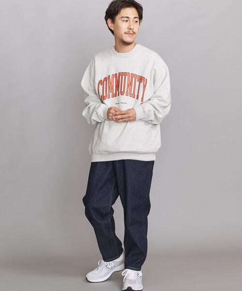 BEAUTY&YOUTH UNITED ARROWS（ビューティーアンドユースユナイテッドアローズ）の「【WEB限定】 by ワイド テーパード デニムパンツ（デニムパンツ・メンズ・ネイビー/ロイヤルブルー/ホワイト・SMALL/X-LARGE/LARGE/MEDIUM）」の7枚目の写真