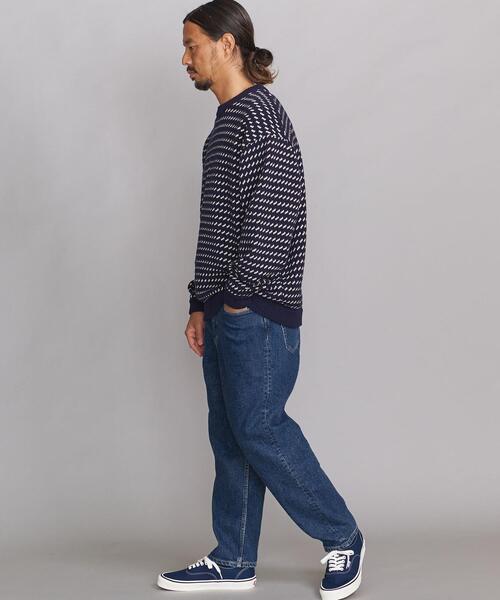 BEAUTY&YOUTH UNITED ARROWS（ビューティーアンドユースユナイテッドアローズ）の「【WEB限定】 by ワイド テーパード デニムパンツ（デニムパンツ・メンズ・ネイビー/ロイヤルブルー/ホワイト・SMALL/X-LARGE/LARGE/MEDIUM）」の10枚目の写真