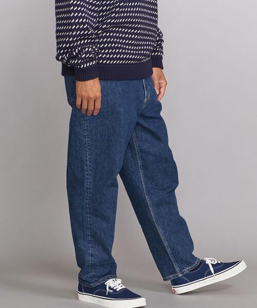 BEAUTY&YOUTH UNITED ARROWS（ビューティーアンドユースユナイテッドアローズ）の「【WEB限定】 by ワイド テーパード デニムパンツ（デニムパンツ・メンズ・ネイビー/ロイヤルブルー/ホワイト・SMALL/X-LARGE/LARGE/MEDIUM）」の11枚目の写真