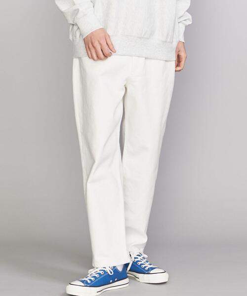 BEAUTY&YOUTH UNITED ARROWS（ビューティーアンドユースユナイテッドアローズ）の「【WEB限定】 by ワイド テーパード デニムパンツ（デニムパンツ・メンズ・ネイビー/ロイヤルブルー/ホワイト・SMALL/X-LARGE/LARGE/MEDIUM）」の5枚目の写真