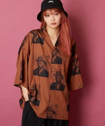 unrelaxing（アンリラクシング）の「オーバーサイズ総柄開襟アロハシャツ（シャツ/ブラウス）」