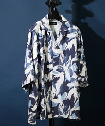 unrelaxing（アンリラクシング）の「オーバーサイズ総柄開襟アロハシャツ（シャツ/ブラウス）」