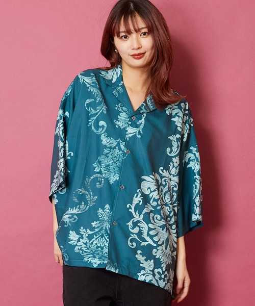 rurumu/シャツ/2022aw 開襟シャツ/黒 | MONDE x GOSAY store