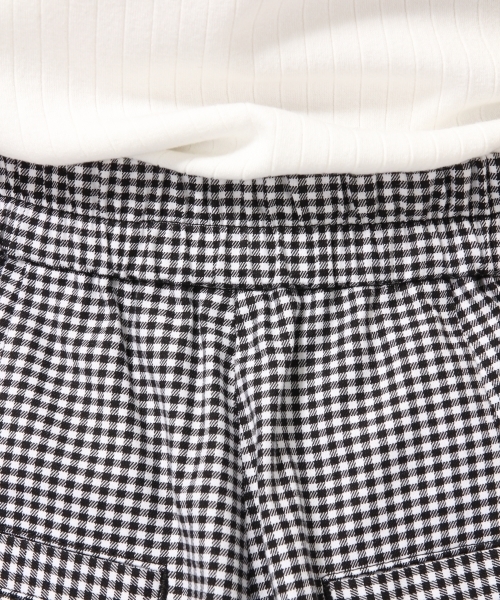 LOWRYS FARM（ローリーズファーム）の「Ｃ／ＰＵチェックワイドパンツ　784693 （その他パンツ・レディース・グレー/レッド/ブルー/ブラック系その他・SMALL/X-LARGE/LARGE/MEDIUM）」の13枚目の写真