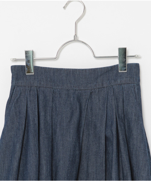 laboratory work（ラボラトリーワーク）の「デニムアシメスカート（スカート・レディース・インディゴブルー/ブルー・MEDIUM）」の5枚目の写真