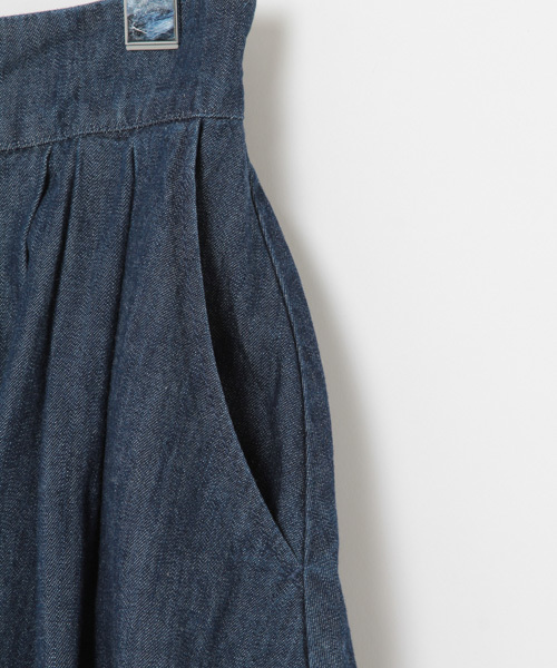 laboratory work（ラボラトリーワーク）の「デニムアシメスカート（スカート・レディース・インディゴブルー/ブルー・MEDIUM）」の8枚目の写真