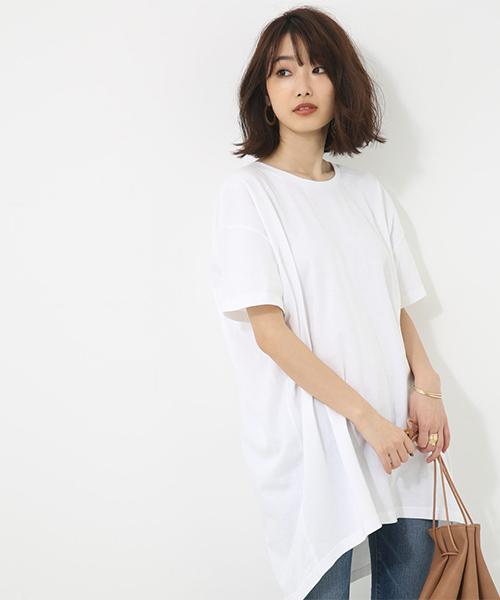 AZUL by moussy（アズールバイマウジー）の「ボリュームカットワンピース（ワンピース・レディース・ブラック/ライトカーキ/ホワイト・MEDIUM/SMALL）」の21枚目の写真