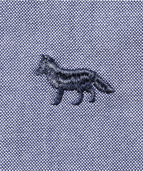 Maison Kitsune（メゾンキツネ）の「CLASSIC SHIRT BD WITH POCKET (SOLID)（シャツ/ブラウス・メンズ・ホワイト/ネイビー/ピンク/クリーム/ブルー・40/38/39）」の6枚目の写真