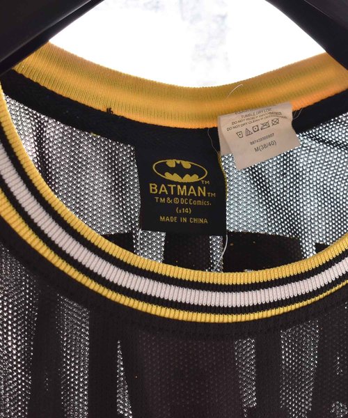 BATMAN タンクトップ 黒/黄色　ヴィンテージ　バットマン　バスケシャツ VINTAGE（ヴィンテージ）の「【ヴィンテージ古着】90's BATMAN