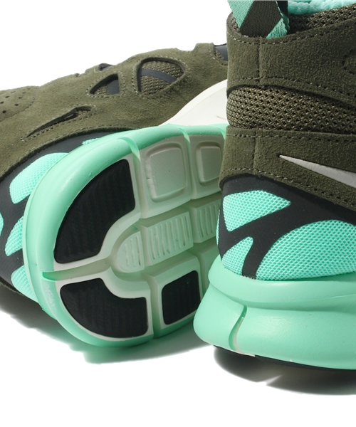 NIKE(ナイキ)の「ナイキ フリーラン ミッド スニーカーブーツ NIKE FREE RUN 2 MID 616744(スニーカー・メンズ・ブラック/グレー/オリーブ・26cm/27cm/28cm)」の9枚目の写真