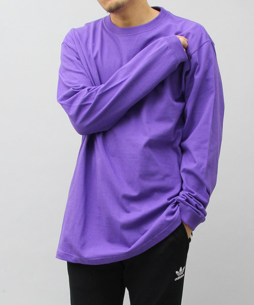 United Athle（ユナイテッドアスレ）の「5.6オンス ロングスリーブ 袖リブ Tシャツ（Tシャツ/カットソー・メンズ・ブラック/ブラック系その他/ダークブラウン/グレー/パープル/ホワイト/グリーン/バーガンディー/ベージュ/オリーブ/グレー系その他/ワイン/グリーン系その他/ブルー・XL/M/L）」の12枚目の写真