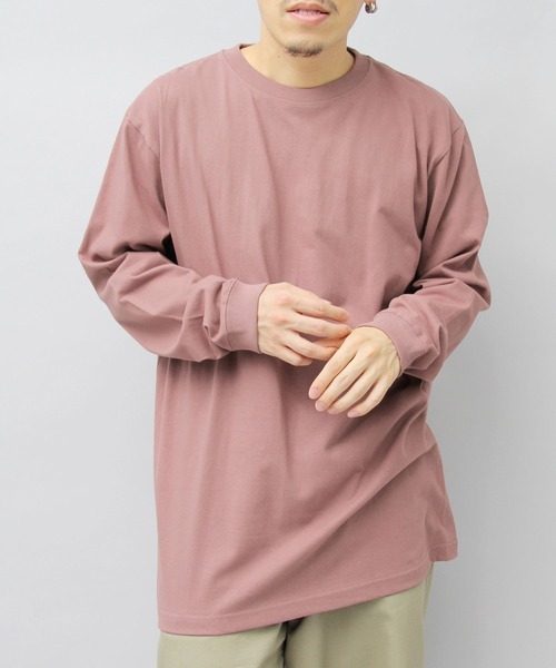 United Athle（ユナイテッドアスレ）の「5.6オンス ロングスリーブ 袖リブ Tシャツ（Tシャツ/カットソー・メンズ・ブラック/ブラック系その他/ダークブラウン/グレー/パープル/ホワイト/グリーン/バーガンディー/ベージュ/オリーブ/グレー系その他/ワイン/グリーン系その他/ブルー・XL/M/L）」の14枚目の写真