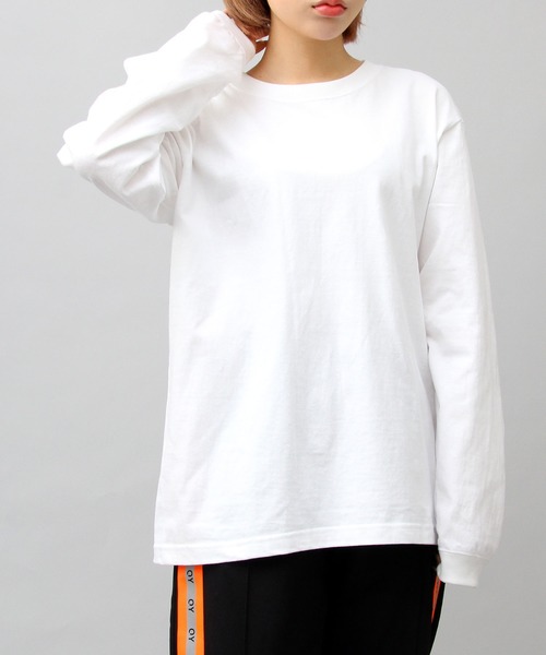 セール】5.6オンス ロングスリーブ 袖リブ Tシャツ（Tシャツ
