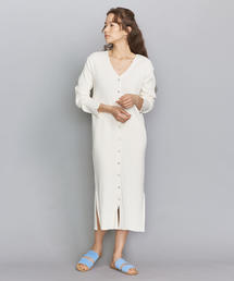 BEAUTY&YOUTH UNITED ARROWS | BY リブフロントボタン2WAYマキシワンピース(ワンピース)